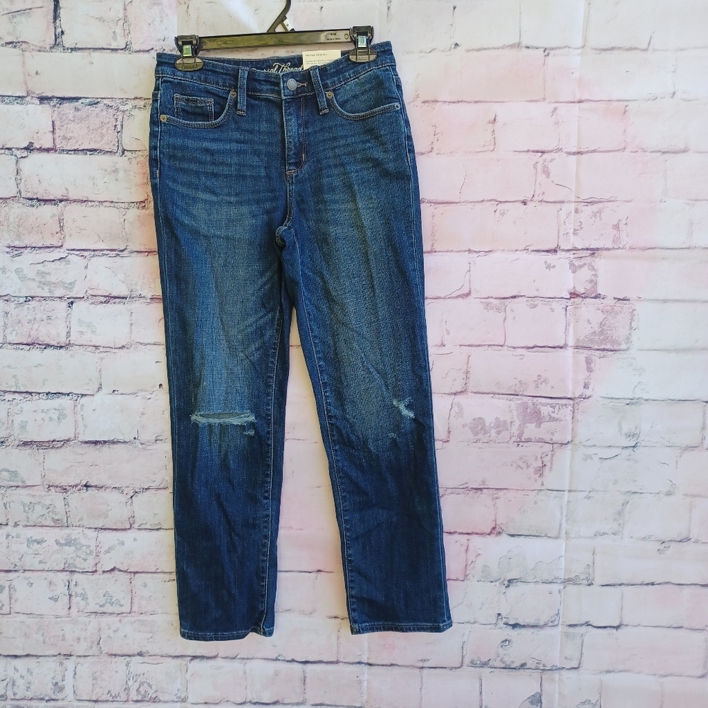 Universal thread high rise straight crop pants